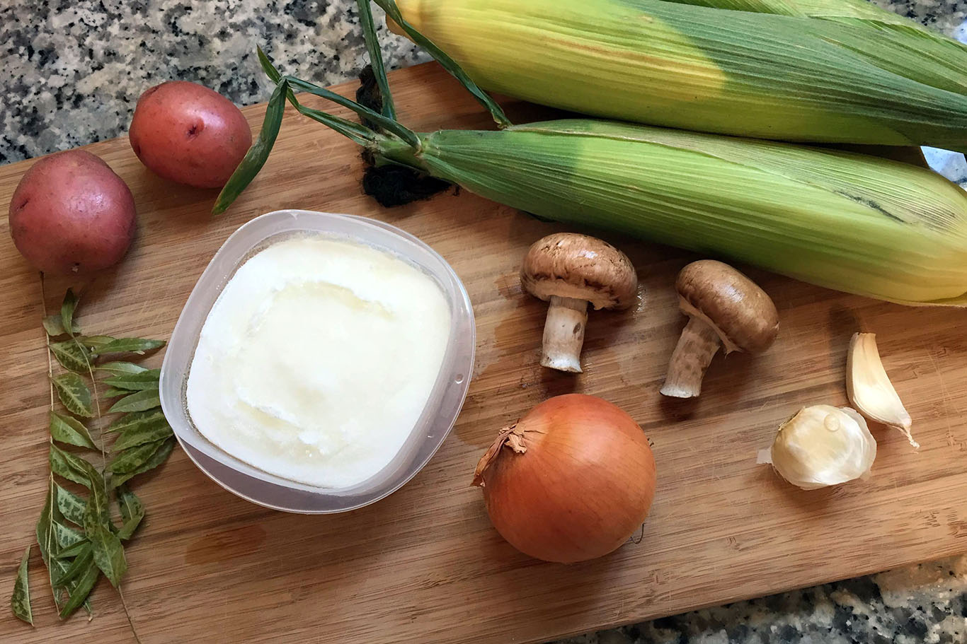 Corn Soup Ingredients